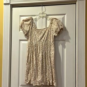 floral dress, THIS IS SO CUTE ON JUST TO SMALL NOW.  :(